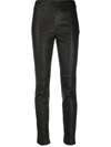 GIVENCHY TEXTURED LOGO STRIPE LEGGINGS