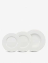 VILLEROY & BOCH VILLEROY & BOCH WHITE WONDERFUL WORLD WHITE 12-PIECE PLATE SET,26290181