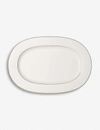 Villeroy & Boch White Anmut Gold Porcelain Oval Platter 41cm In White