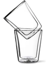 BODUM DOUBLE WALL SET OF TWO GLASS MUGS,65890912