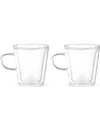 BODUM BODUM CLEAR CANTEEN SET OF TWO DOUBLE-WALLED GLASSES,51028305