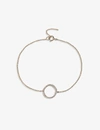 THE WHITE COMPANY CRYSTAL-EMBELLISHED GOLD-PLATED STERLING SILVER BRACELET,R03635832