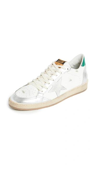 Golden Goose Ball Star Low-top Trainers In White