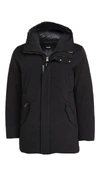 Mackage Edward Water Repellent Down Parka With Removable Bib In Black