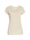 L'agence Cory High-low Tee In Biscuit