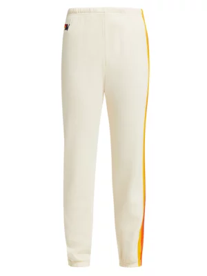 aviator nation white sweatpants