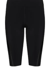 Off-white High-rise Performance Cycling Shorts In Black