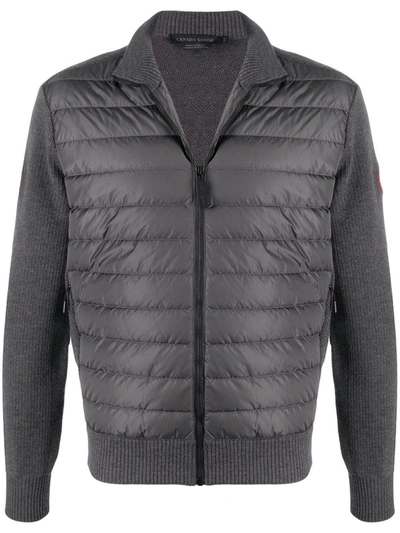 Canada Goose High-neck Padded Jacket In Grey