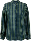 ASPESI CHECK PRINT LONG-SLEEVE SHIRT