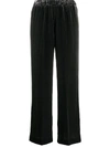 ASPESI HIGH-WAISTED VELVET TROUSERS