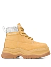 CHIARA FERRAGNI CHUNKY SOLE HIKING BOOTS