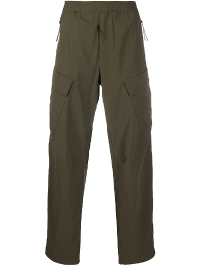 C.p. Company Straight-leg Cargo Trousers In Green