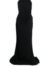 16ARLINGTON FITTED TWIST-DETAIL GOWN