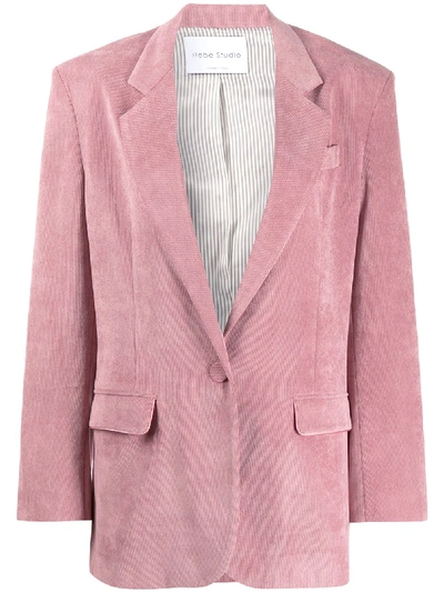 Hebe Studio Pink Cordury Jacket