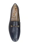 Sam Edelman Loraine Leather Loafers In Baltic Navy