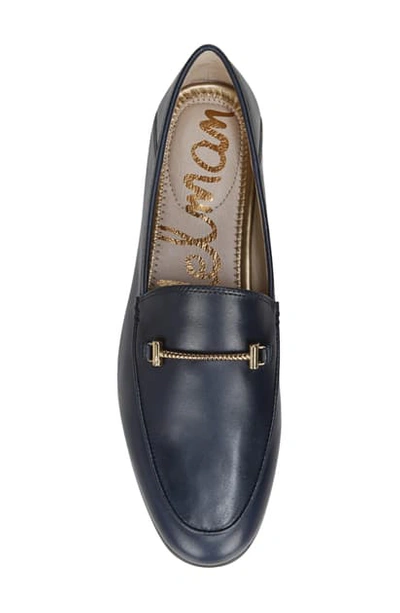 Sam Edelman Loraine Leather Loafers In Navy