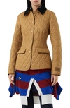 BURBERRY FITTED DIAMOND QUILTED BARN JACKET,8031702