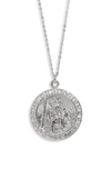 SET & STONES SAINT CHRISTOPHER PENDANT NECKLACE,SS044