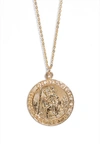 SET & STONES SAINT CHRISTOPHER PENDANT NECKLACE,SS044