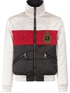 DOLCE & GABBANA STRIPED QUILTED NYLON JACKET