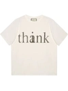 GUCCI THINK/THANK 超大款T恤