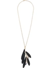 DSQUARED2 FEATHER PENDANT NECKLACE
