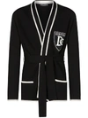 DOLCE & GABBANA TIE-WAIST CASHMERE CARDIGAN