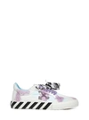 Off-white Vulcanized Tie-dye Low-top Sneakers In White
