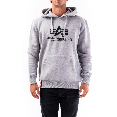 Alpha Industries Cotton Blend Sweatshirt In Grey