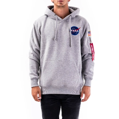 Alpha Industries Cotton Blend Sweatshirt In Grey