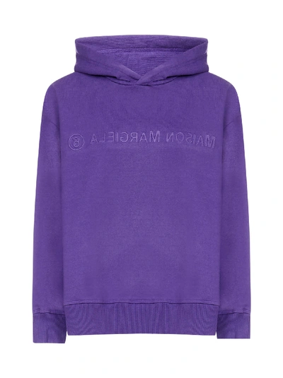 Mm6 Maison Margiela Fleece In Purple