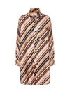 MARNI STRIPES PRINTED SILK SHIRT DRESS,CAMA0102A0 TSF57RAN99
