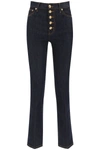 TORY BURCH JEANS WITH LOGO BUTTONS,11513109
