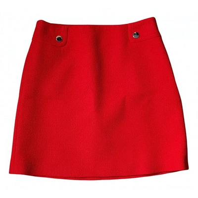 Pre-owned Claudie Pierlot Red Skirt