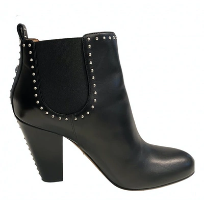 Pre-owned Givenchy Black Leather Ankle Boots