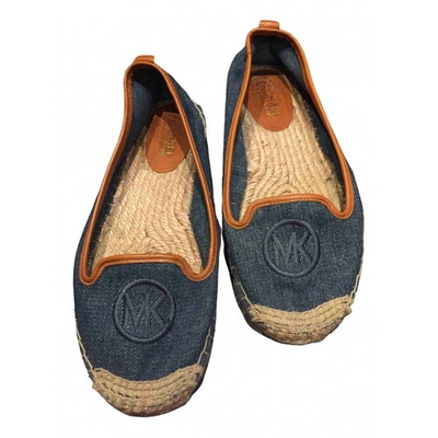 Pre-owned Michael Kors Cloth Espadrilles In Blue