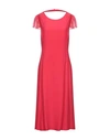 Emporio Armani 3/4 Length Dresses In Coral