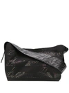 WE11 DONE LOGO-PRINT SHOULDER BAG