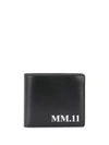 MAISON MARGIELA LOGO PRINT LEATHER WALLET