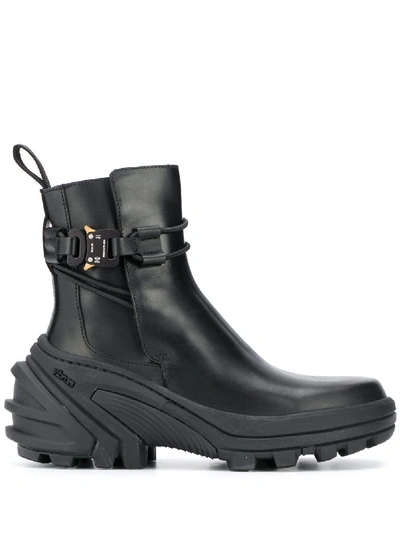 Alyx Buckled Chelsea Boots In Black
