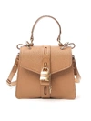 CHLOÉ ABY BROWN LEATHER SHOULDER BAG,CB75F12C-81E7-C9BF-EA2A-4B8CFE904978