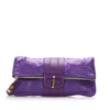 GUCCI BAMBOO LEATHER CLUTCH BAG,B2B54EA1-EA7E-69A7-F665-FC706A67CA0D