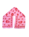 Alexander Mcqueen Silk Skull Scarf In Pink