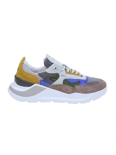 D.a.t.e. D.a.t.e Fuga Mesh Sneaker White/brown Colour: White/brown, - Atterley In Multicolor