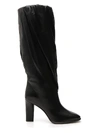 Givenchy Black Leather Boots In Black