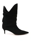 ATTICO BLACK SUEDE ANKLE BOOTS,9D7DB7EF-67D6-86DE-6F96-8DC7DB62224D