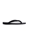 YOHJI YAMAMOTO BLACK LEATHER FLIP-FLOPS,C429A7A3-DD61-F95C-EF92-38A8CD2A6EAE