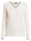 SAKS FIFTH AVENUE COLLECTION CASHMERE V-NECK SWEATER,400012415148