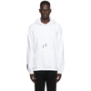 MCQ BY ALEXANDER MCQUEEN WHITE CORE RELAXED HOODIE