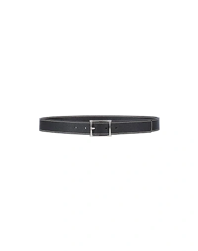 Andrea D'amico Leather Belt In Black